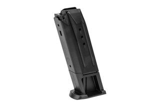 SR9 9x19mm Ruger 10-round magazine features a steel construction with